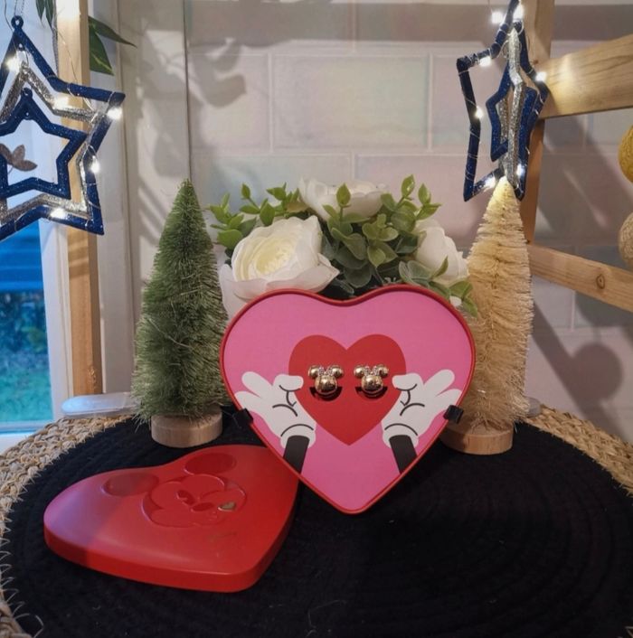 💎jolies boucles d'oreilles Disney x Fossil Édition Spéciale Minnie