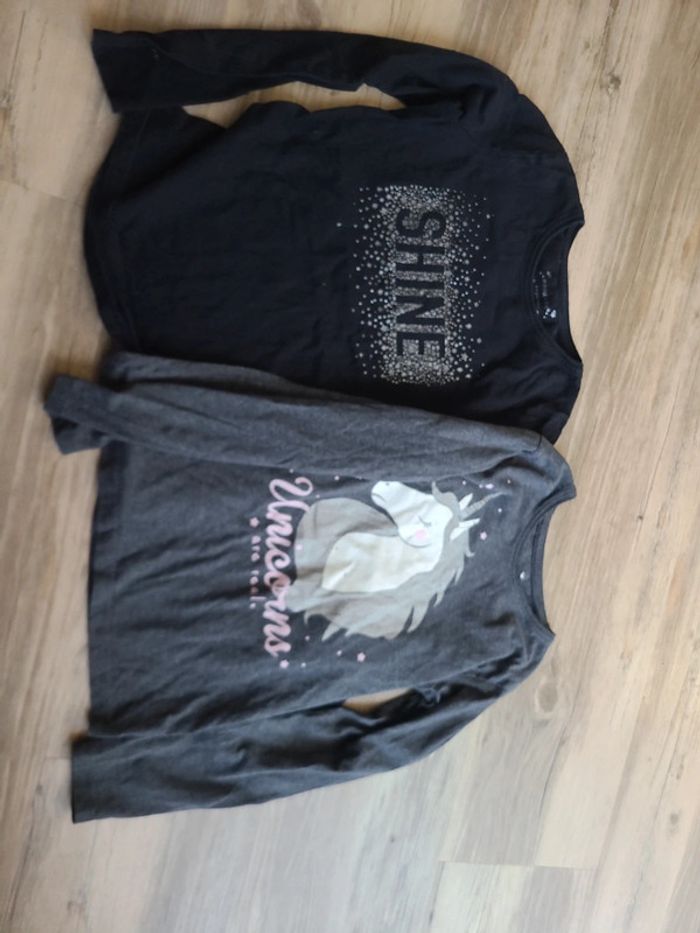 Lot de 6 tee shirt manche longue - photo numéro 2