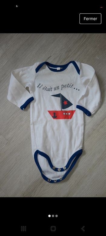 Bodie manche longue garçon 3 mois