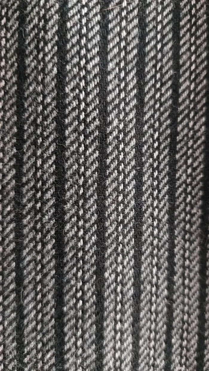 Jupe à rayures, noir et gris - photo numéro 4