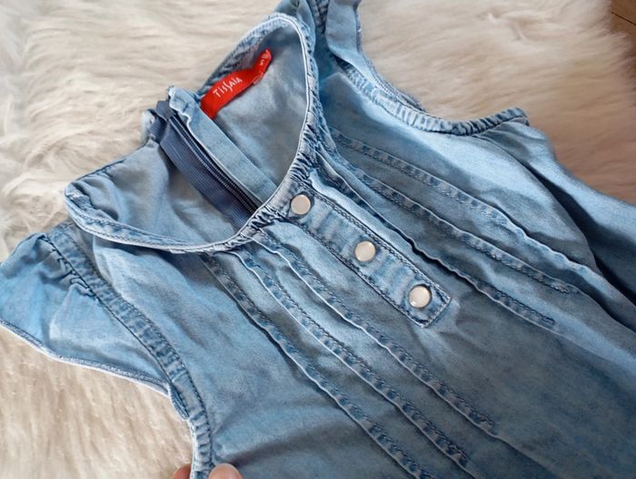 1€ tissaia 👗 robe en jean 5 ans idéal rentrée - photo numéro 5