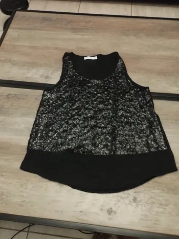 Débardeur blouse sequin