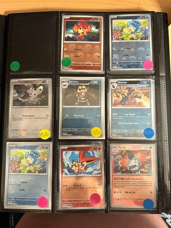 Lot de 8 carte  pokeball