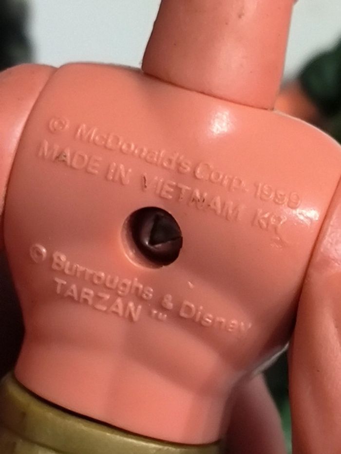McDonald's happy meal 1999 Disney figurine tarzan - photo numéro 2