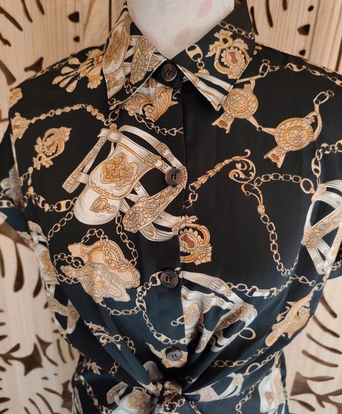 Robe imprimée chaines T S/M Fashion - photo numéro 8