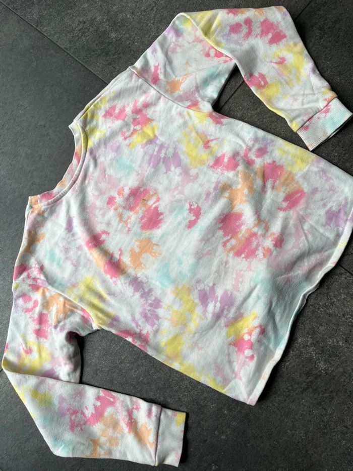 Sweat-shirt H&M 8-10 ans tie and die - photo numéro 4