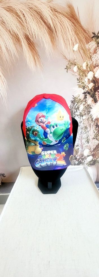 Casquette enfant Super Mario Galaxy 2 – Rouge & Bleu