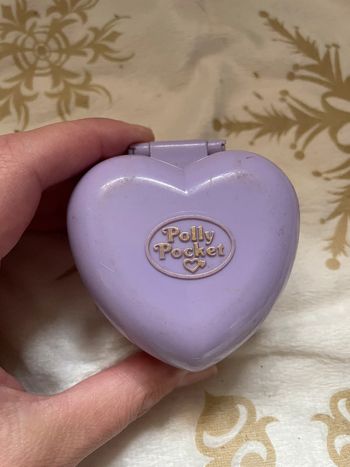 Petit coffret cœur Polly Pocket vintage