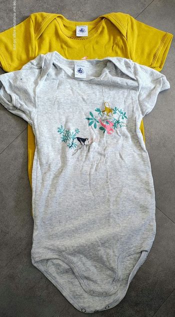 2 Bodies manches courtes