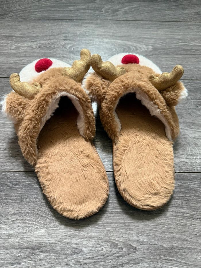 pantoufles  chaussons noël - photo numéro 2