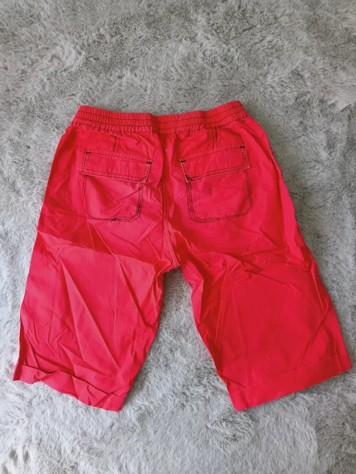 Pantacourt rouge 10 ans -140cm N*0657 - photo numéro 4