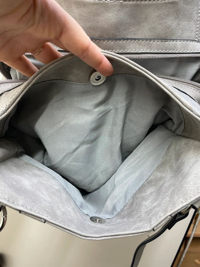 Sac à main gris - photo numéro 4