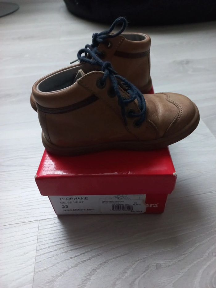 Chaussures pour bébé 23 Kickers - photo numéro 3