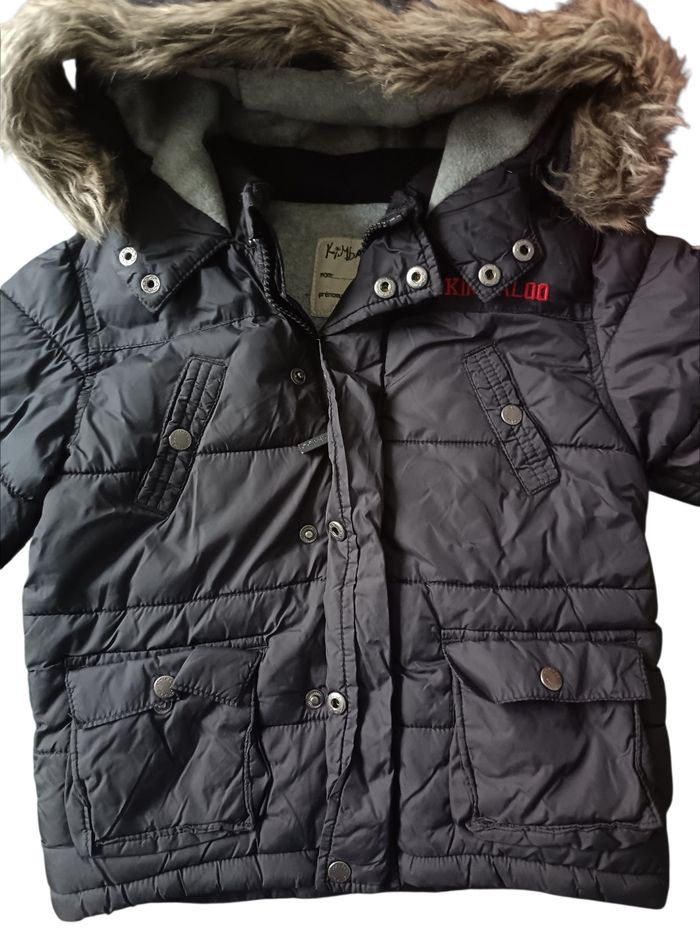 Manteau a capuche moumouté a la capuche 24 mois kimbaloo - photo numéro 4