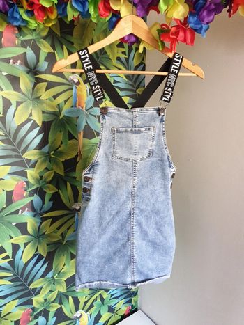 Robe salopette jean