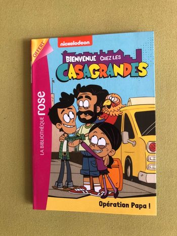 Livre la bibliothèque rose bienvenue chez les casagrandes 8/10ans