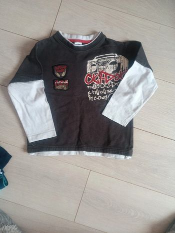 Sweat bicolore coton