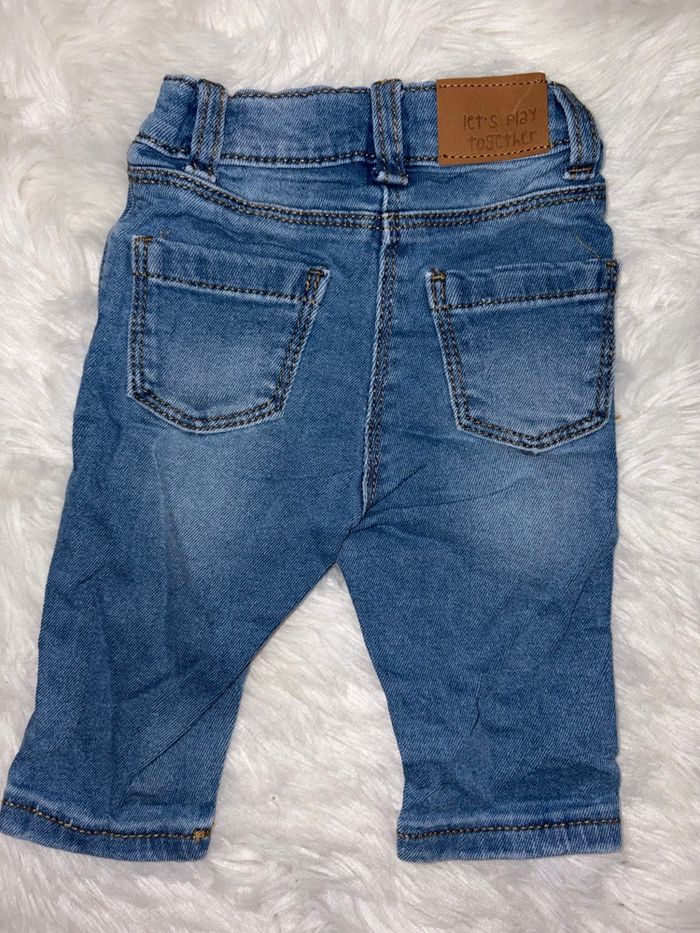 Jeans bleu tex 3 mois - photo numéro 2