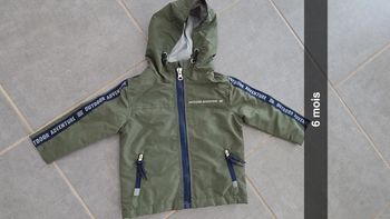 Veste imperméable kaki