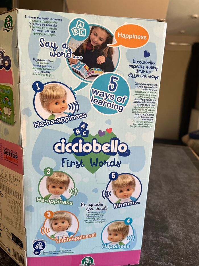 Cicciobello premiers mots neuf et scellé - photo numéro 2