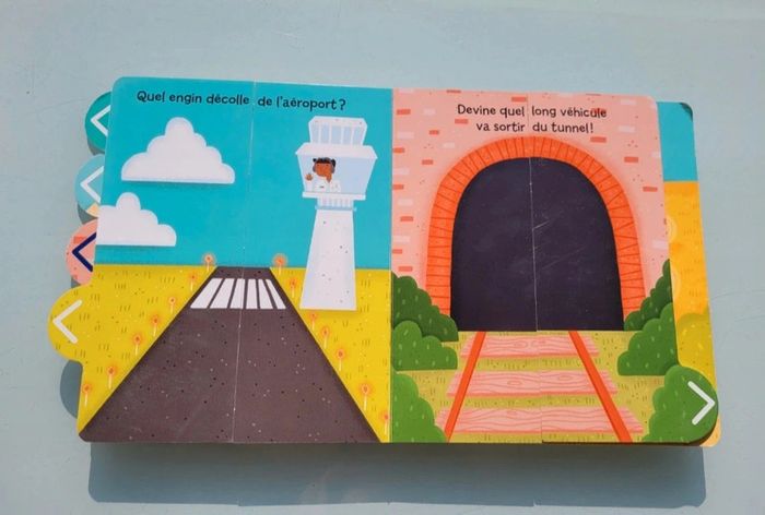 Mon livre surprise 🛩 Les transports 🚗 avec tirettes - photo numéro 10