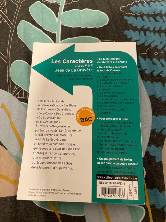 Les caractères livres V à X jean de La Bruyère - photo numéro 2