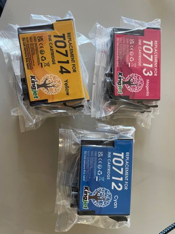 Lot de cartouches T0712 / T0713 / T0714