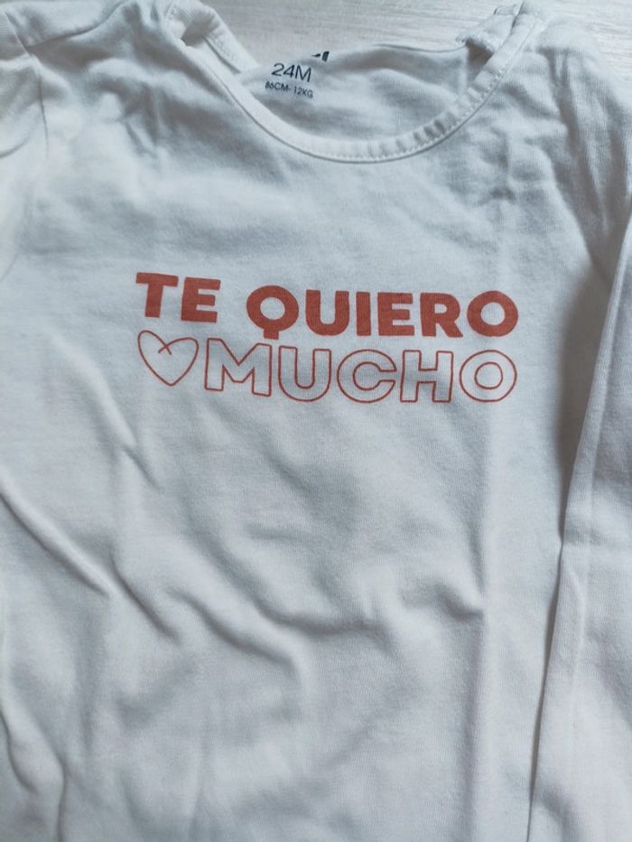 Tee-shirt manches longues 24 mois - photo numéro 2