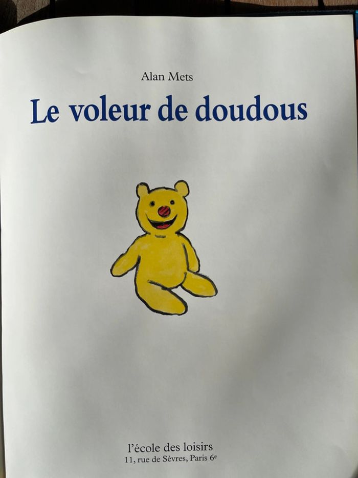 livre Le voleur de doudous - photo numéro 3