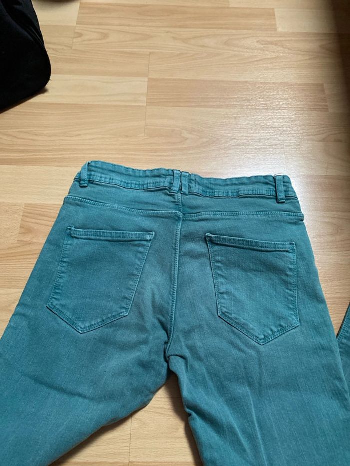 Jean émeraude troué femme taille 38 - photo numéro 4