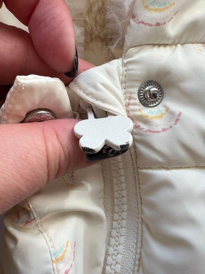 Doudoune motifs arc-en-ciel taille 18 mois Tex - photo numéro 5