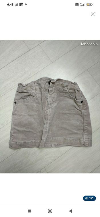 Jupe velours 5 ans Naf Naf 