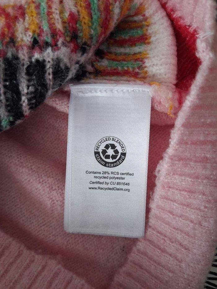 Pull de Noël fille rose chat 2-4 ans - photo numéro 7