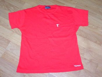 Tee shirt BE SHIRT rouge "fêtes des taureaux" taille M TBE