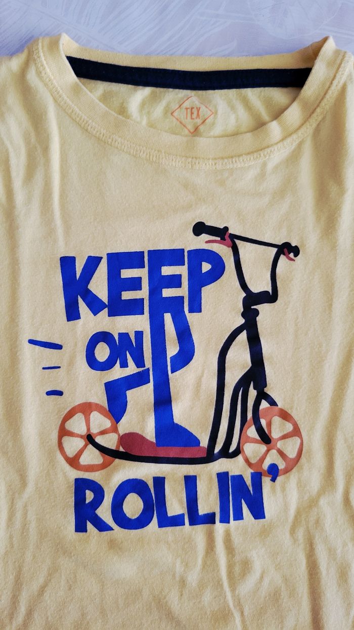 Pyjama à manches longues "Keep On Rollin" taille 6-7 ans - photo numéro 4