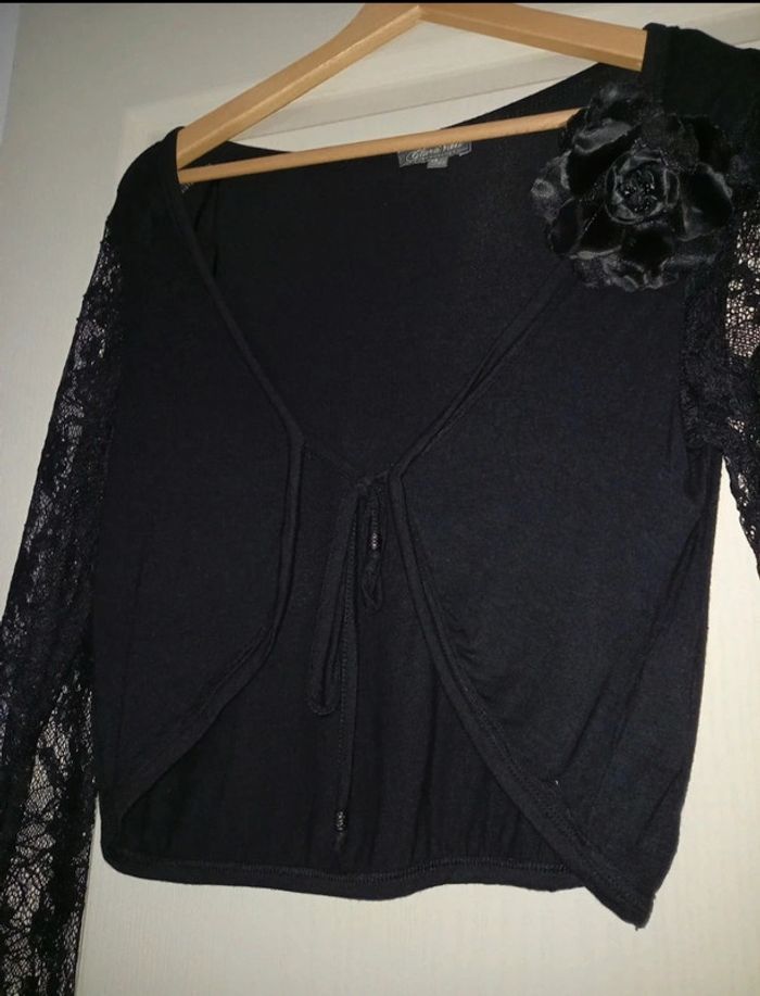 Boléro Noir dentelle - photo numéro 2
