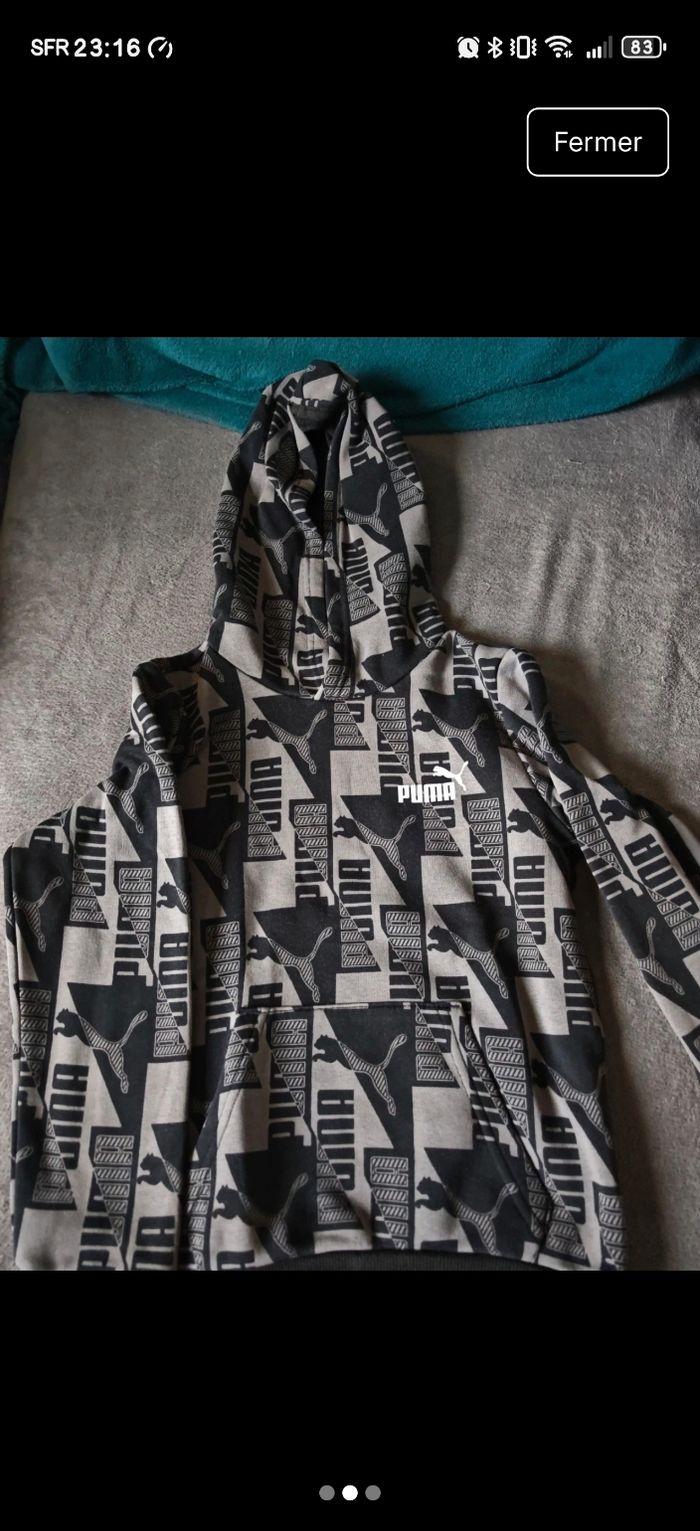 Sweat puma 9/10 ans - photo numéro 2