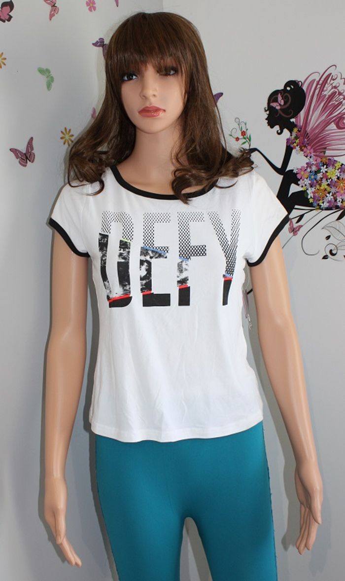 Tee-shirt blanc Defy / M