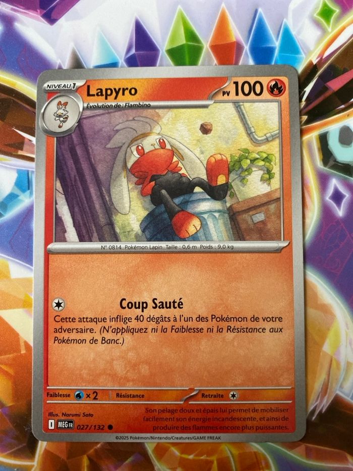 Carte Pokémon commune neuf