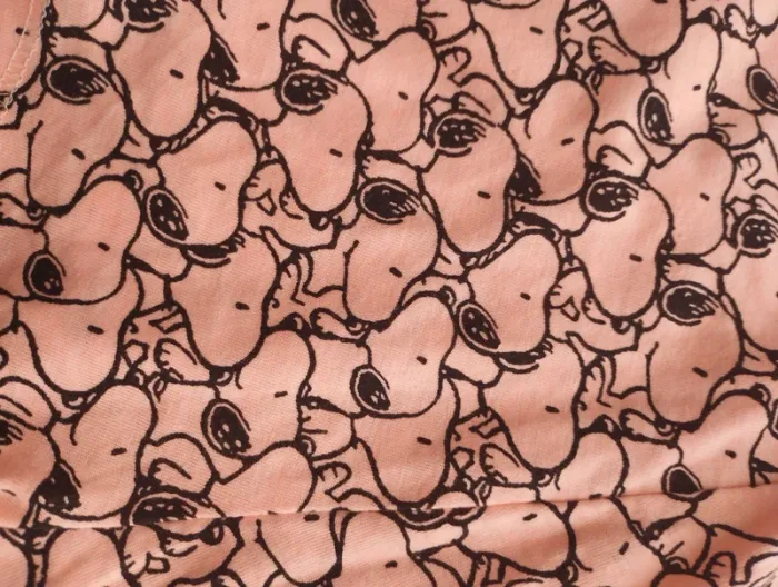 Short de pyjama rose Snoopy undiz S - photo numéro 7
