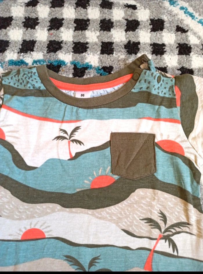 Ensemble t-shirt MC et pantalon - Taille 24 mois - photo numéro 6