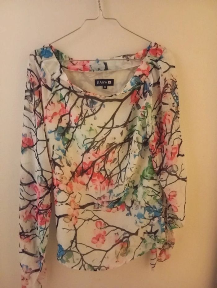 Blouse fleurie femme taille 36