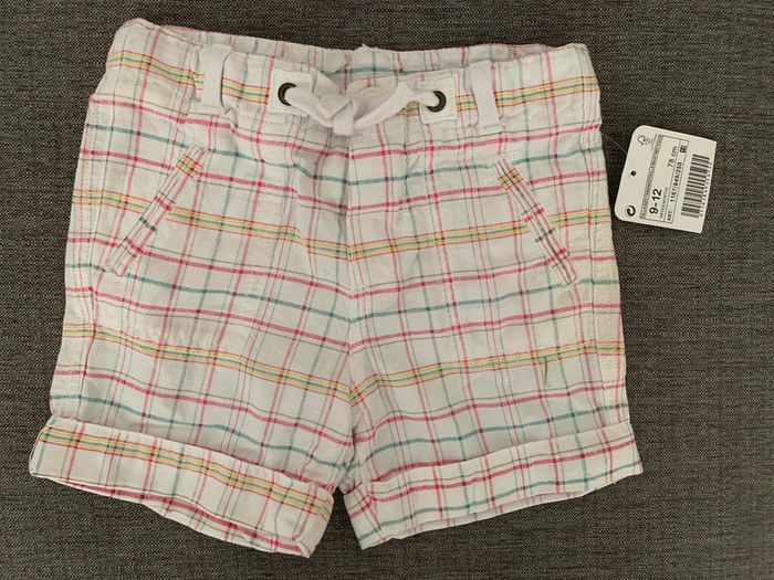 Short coton Zara 9-12 mois NEUF avec étiquette