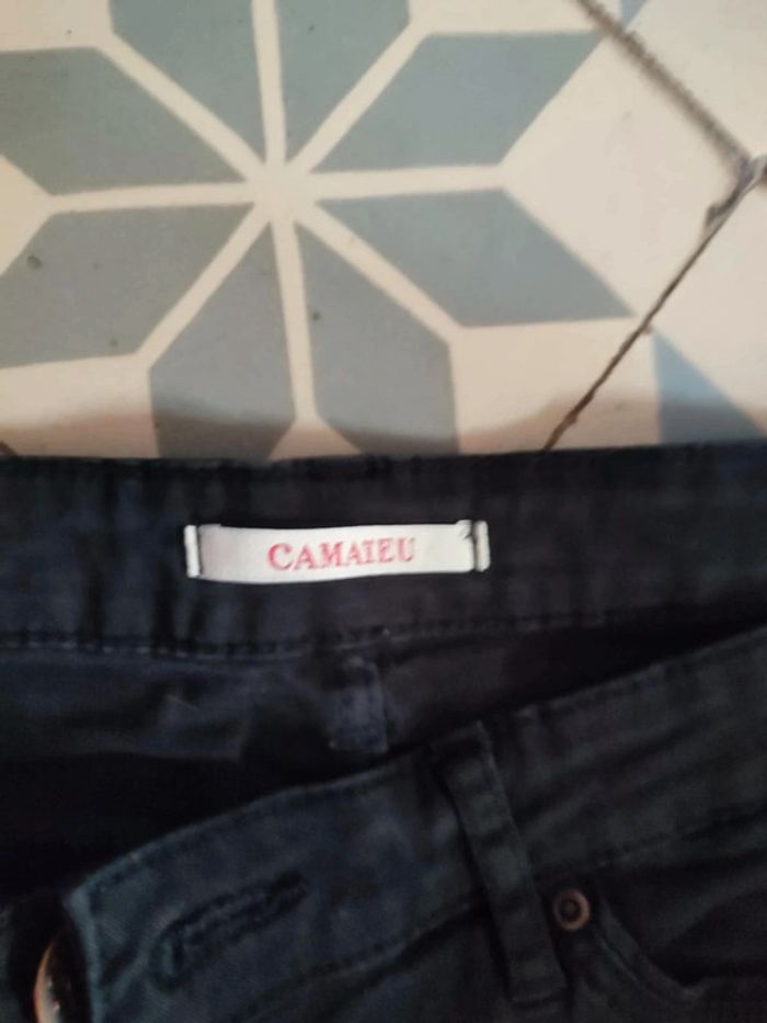 Jean noir Camaïeu taille 36 - photo numéro 3