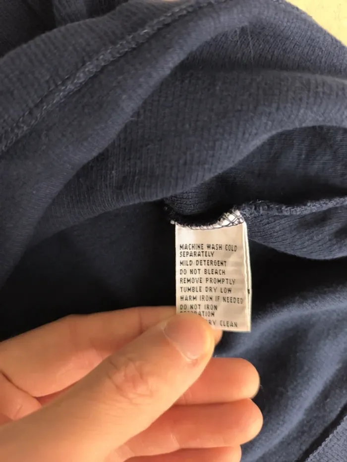 Pull quart zip camionneur marine Logo rouge Ralph Lauren excellent état homme M - photo numéro 10