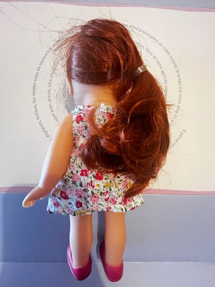 Poupée corolle : Caroline, cheveux roux - photo numéro 3