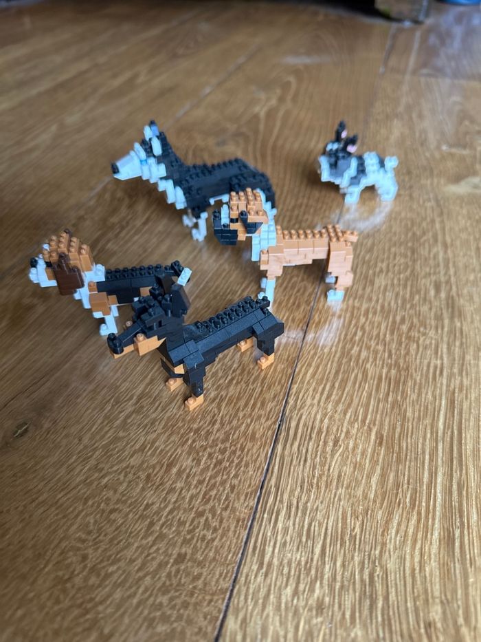 Nano block 5 chiens (mini lego) - photo numéro 2