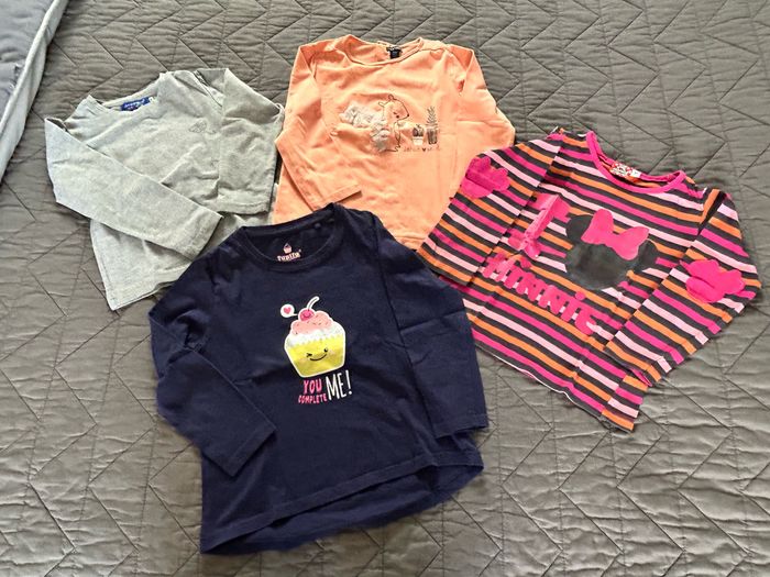 Lot de 8 t-shirts manches longues petite fille - photo numéro 7