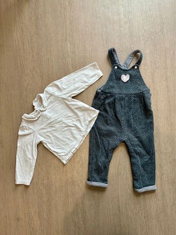 Ensemble salopette Obaïbi 18 mois