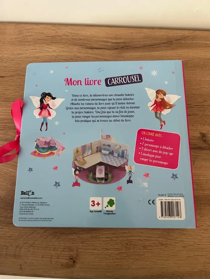 Livre carrousel fées des neiges - photo numéro 2